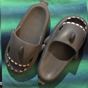 Gray Shark Women’s Slides